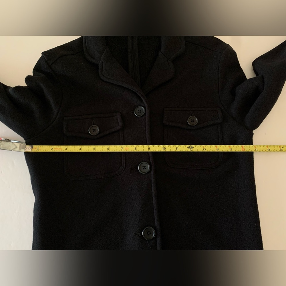 STANDARD JAMES PERSE BLACK STANDING COLLAR TERRY JACKET SIZE 3 FITS XS - Picture 7 of 10